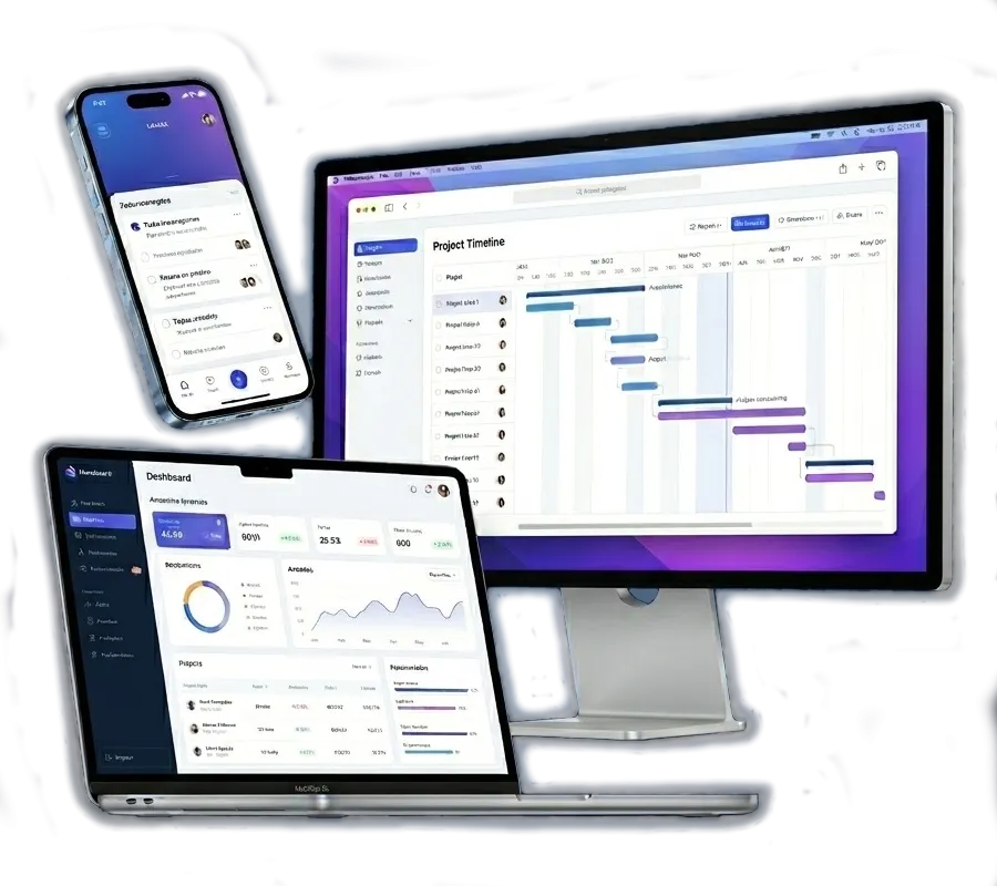 Mockups de proyectos digitales
